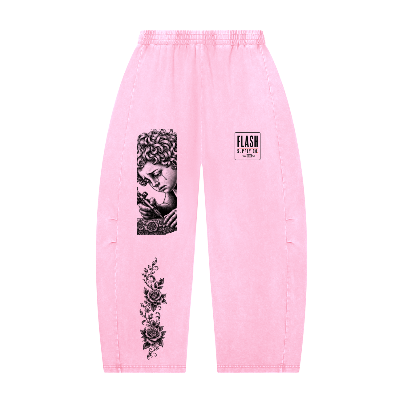 PINK ON PINK BARREL LEG PANTS · SHANE TALAY