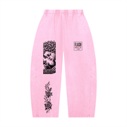 PINK ON PINK BARREL LEG PANTS · SHANE TALAY