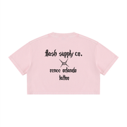 FLASH FANTASIES · MINERAL WASH CROP TEE · RENEE ORLANDO