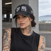 Oni Signal Vintage Embroidered Cap — Thalo Halo x Flash Supply Co.