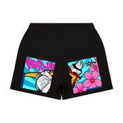 Neon Ronin 2-in-1 Performance Shorts — Thalo Halo x Flash Supply Co.
