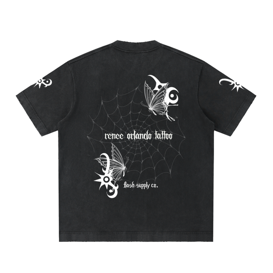 UNTITLED #1 HEAVYWEIGHT FRAYED TEE · RENEE ORLANDO