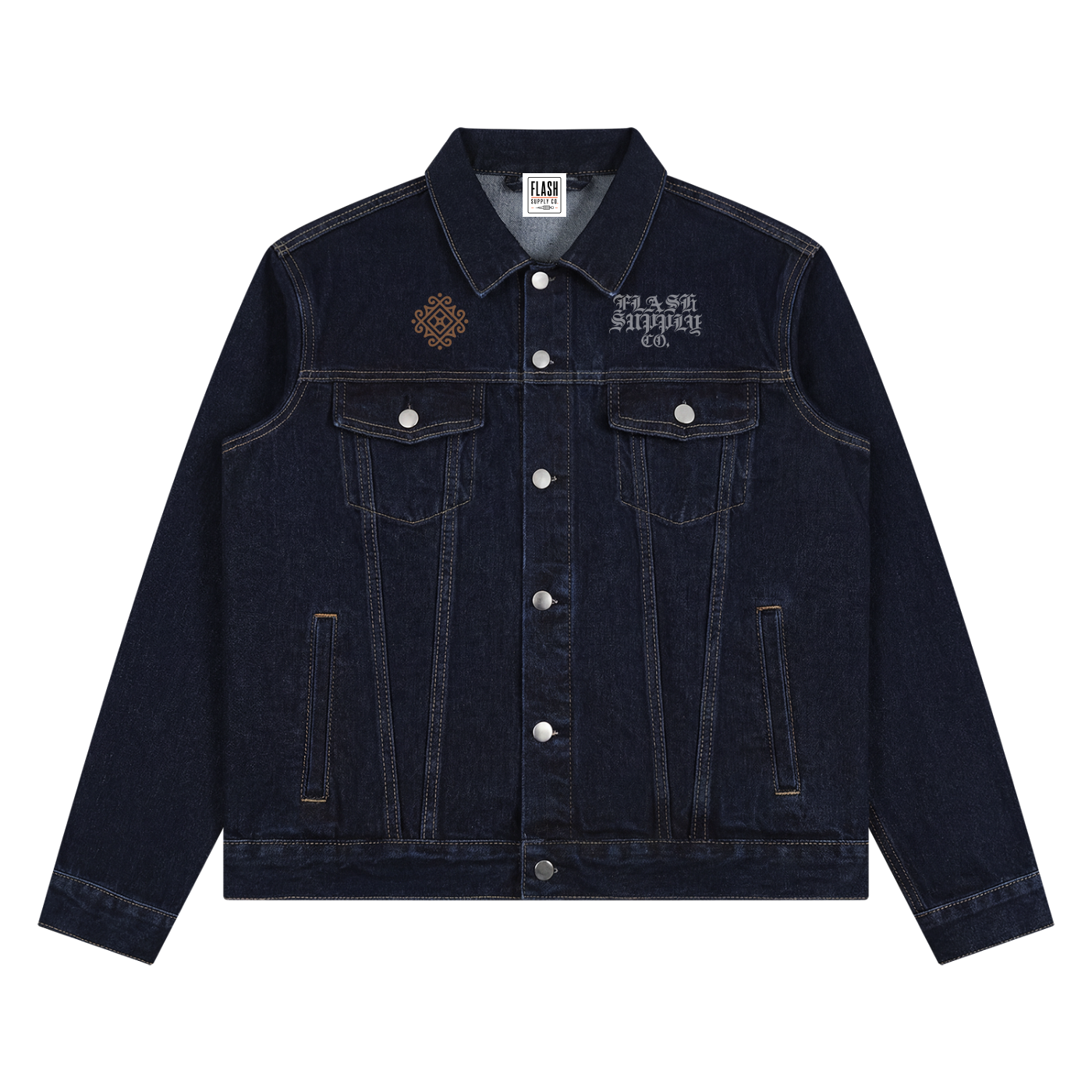 HALF-TONE HORROR DENIM JACKET · NATHAN MURPHY