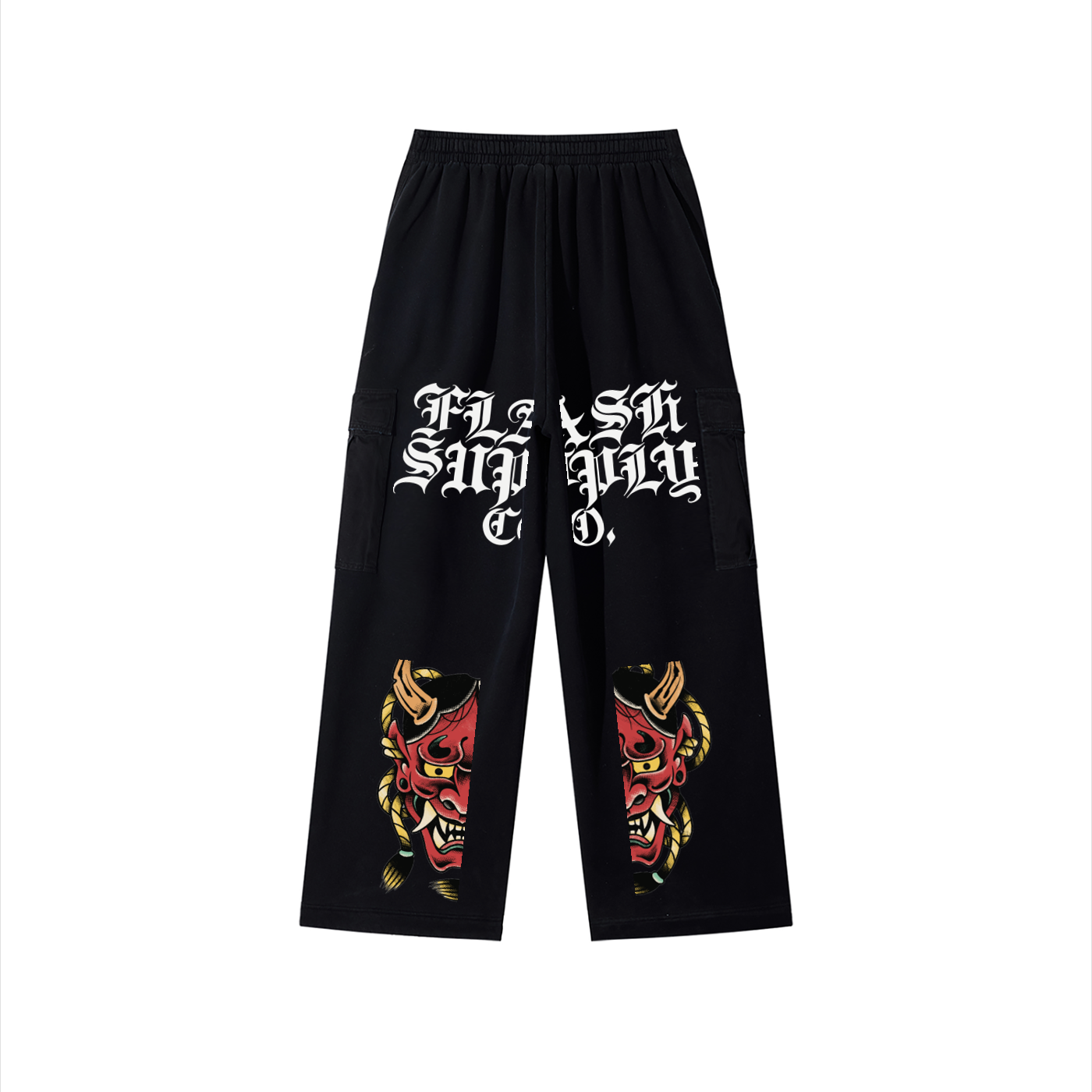 Half-Tone Horror Archive Cargo Pants — Nathan Murphy x Flash Supply Co