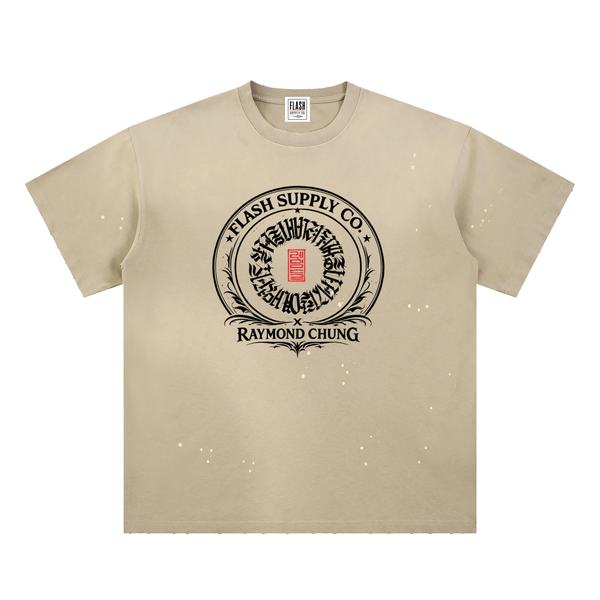 GODDESS PAINT SPLATTER TEE · RAYMOND CHUNG