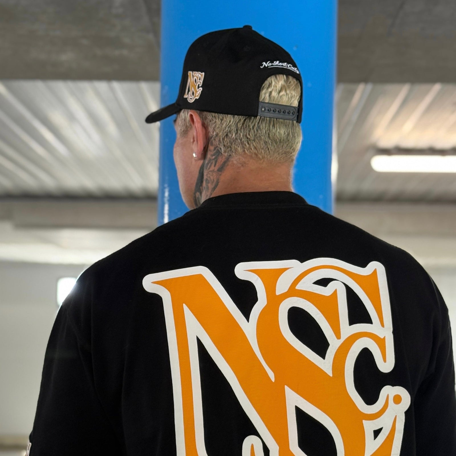 No Shortcutz “Fons et Origo” A-Frame Cap — Black