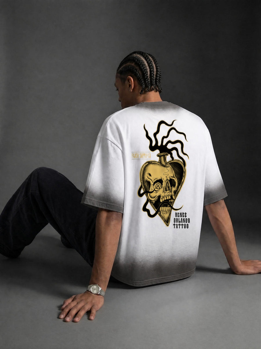 FLASH FANTASIES · BOXY SUNFADE VINTAGE WASH TEE · RENEE ORLANDO