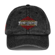 Half-Tone Horror Vintage Embroidered Cap — Nathan Murphy x Flash Supply Co.
