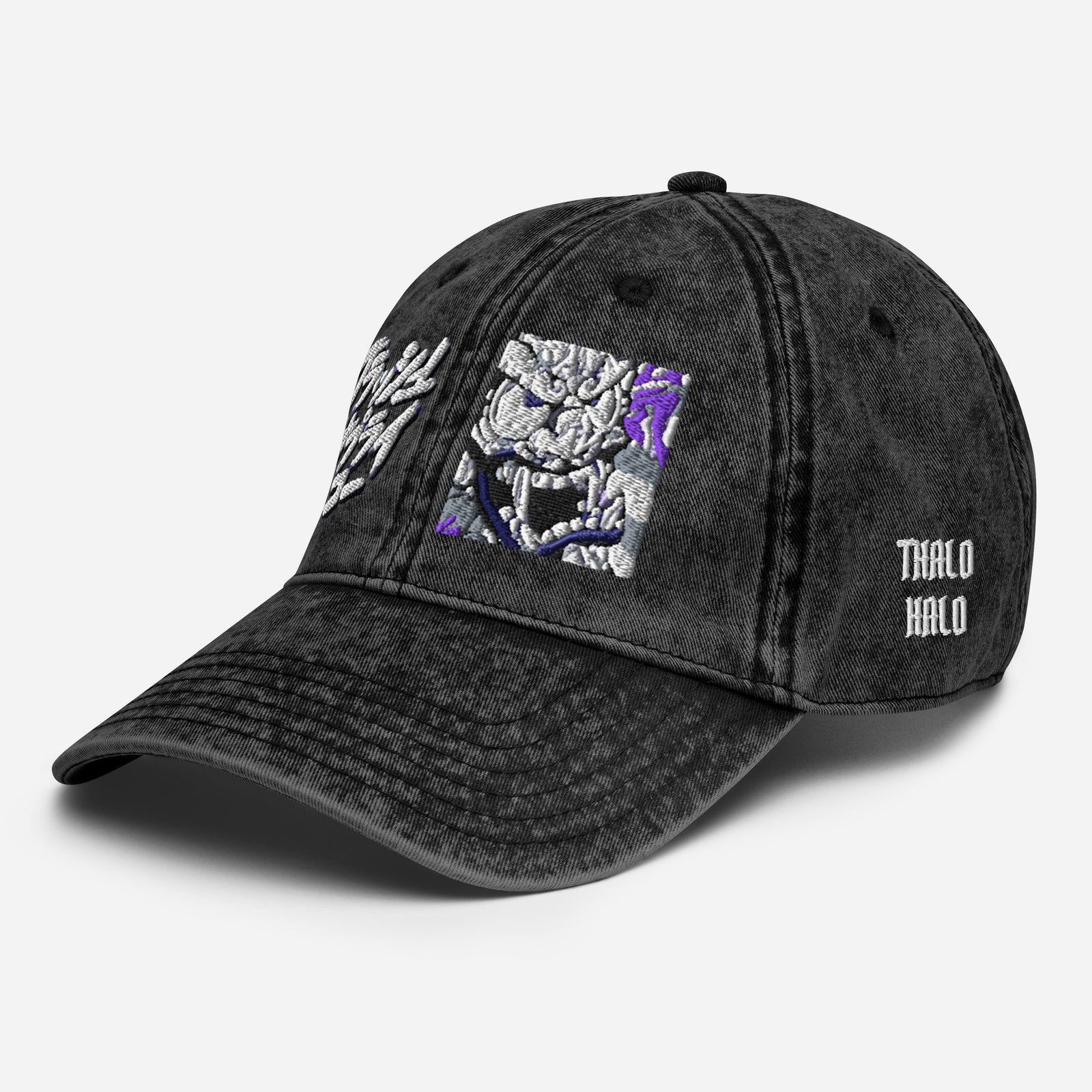 Oni Signal Vintage Embroidered Cap — Thalo Halo x Flash Supply Co.