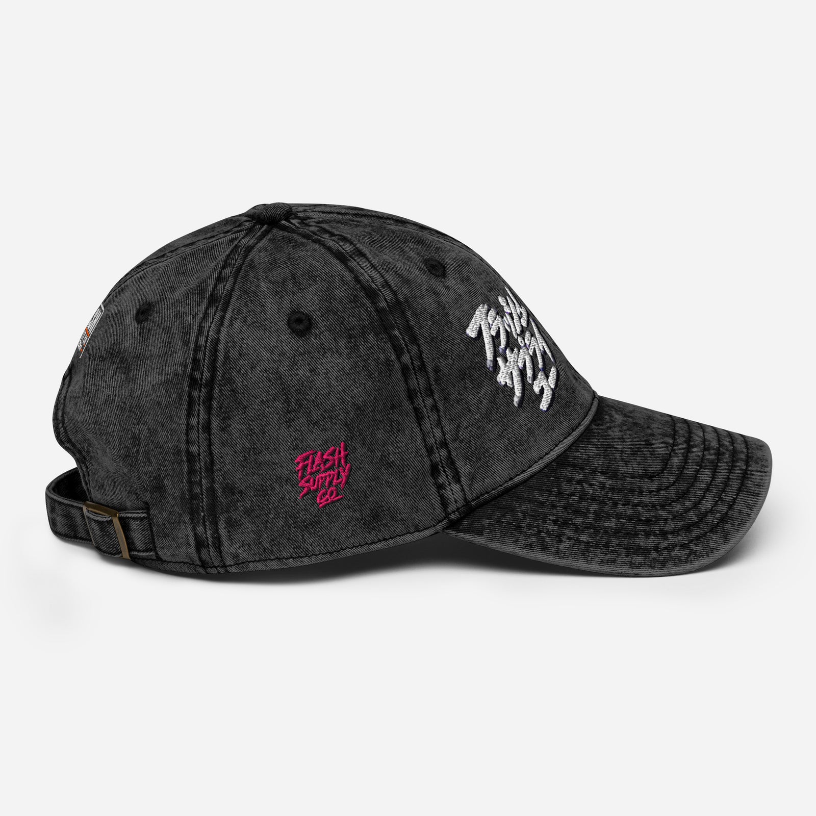 Oni Signal Vintage Embroidered Cap — Thalo Halo x Flash Supply Co.
